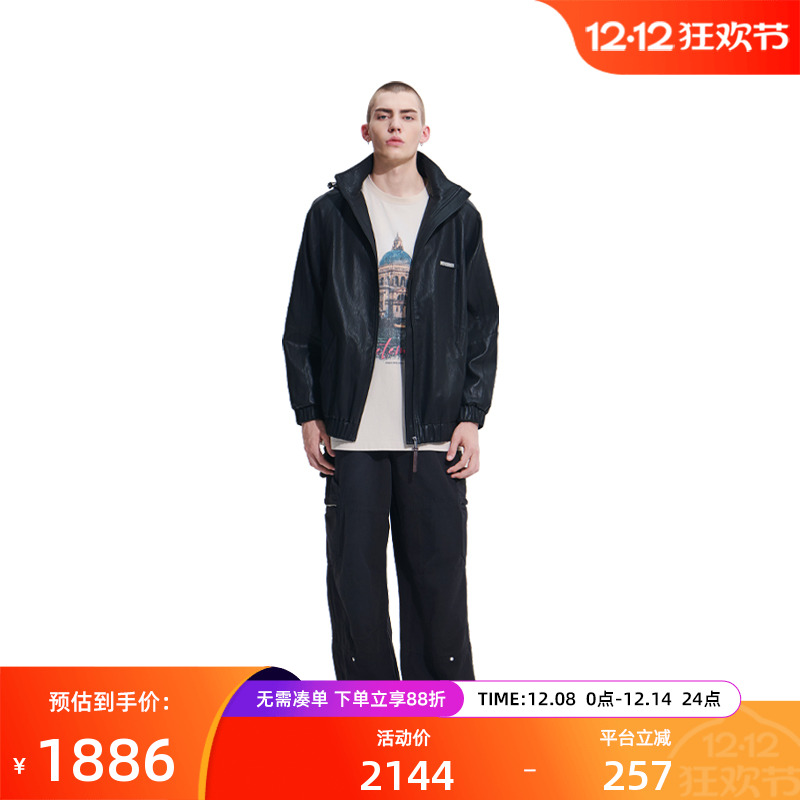 VETEMENTS机能风PU皮衣35515005