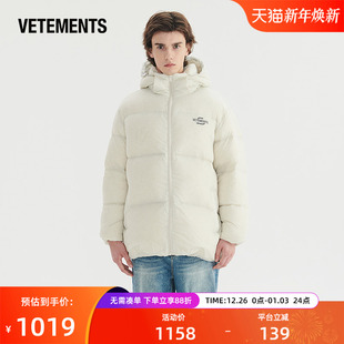 VETEMENTS秋冬新款 90%白鸭绒保暖情侣潮流男女羽绒服63510310