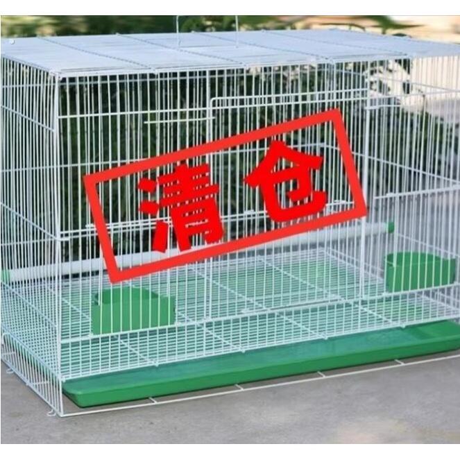 铁笼鸽子笼绣眼笼铁艺养殖笼家用鸟笼繁殖笼大号豪华鹦鹉笼