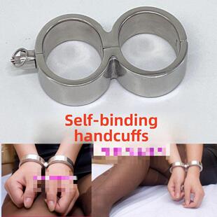 影视道具加重手扣金属脚铐脚镣手女情侣脚拷拍照剧本杀游戏脚铐