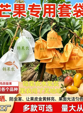 芒果套袋专用袋子金煌凯特芒果袋子防水加厚白色防鸟水果袋纸袋套