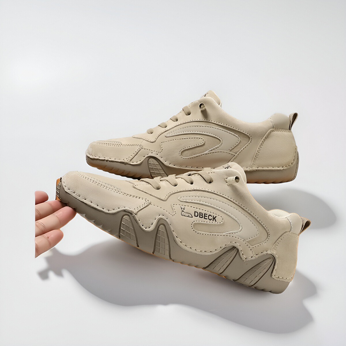 公羊联盟闲鞋橡胶底跑步鞋低帮