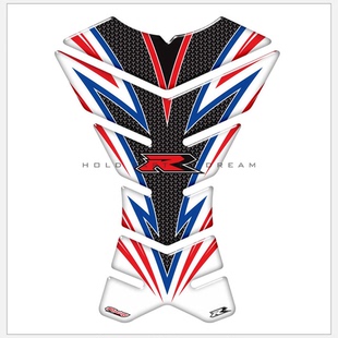 适用铃木GSXR 600 750 Hayabusa GSR750 GSR600 滴胶鱼骨3D油箱垫