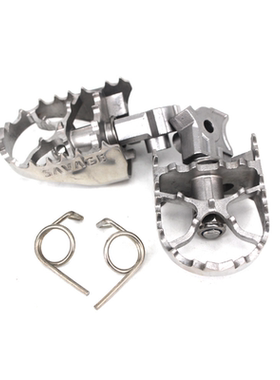 适用宝马R1200GS ADV F800GS 700GS 650GS 改装不锈钢旋转脚踏板
