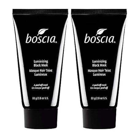 BOSCIA Luminizing Charcoal Mask - Vegan， Cruelty-Free， Na