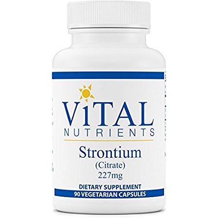 vital nutrients - strontium (citrate) 227 mg - bone support