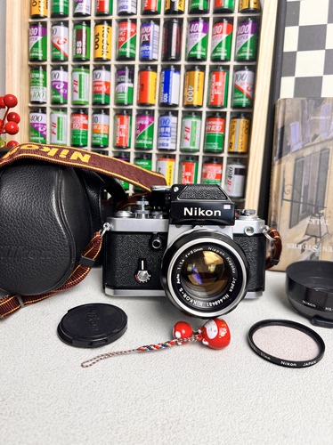 尼康Nikon F2 胶片单反相机  Auto 50mm f1.4镜头套机大全套 二手