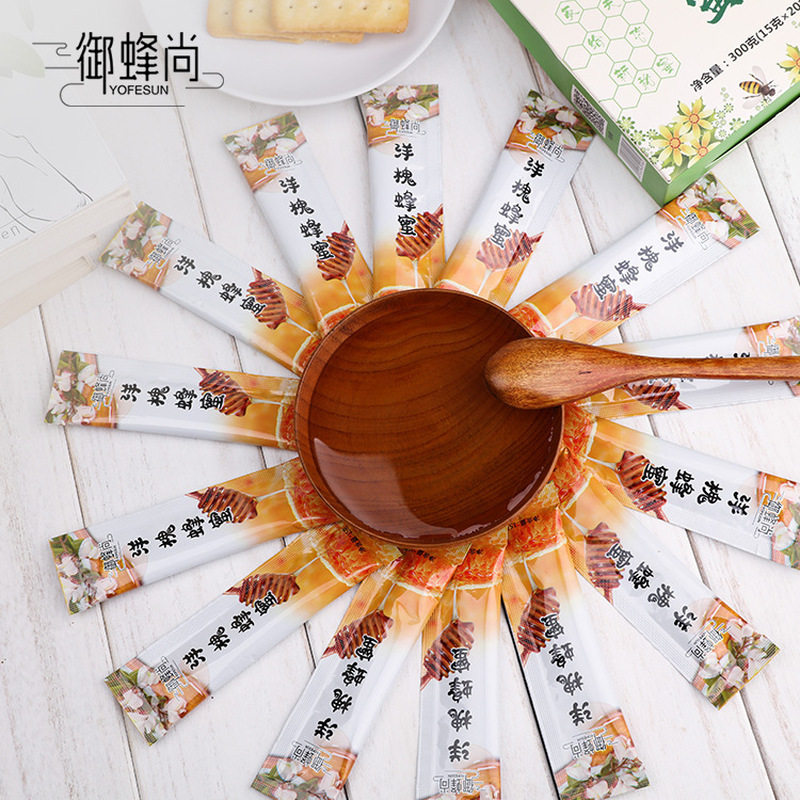 成熟洋槐蜜独立小包装野生正宗土蜂蜜便携小袋装新鲜天然纯蜜15g