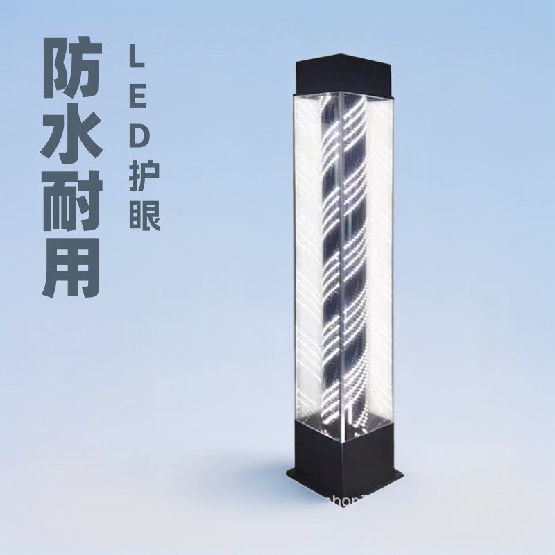 美容美发转灯 LED理发店宝塔落地灯复古户外发廊转灯防水美发转灯