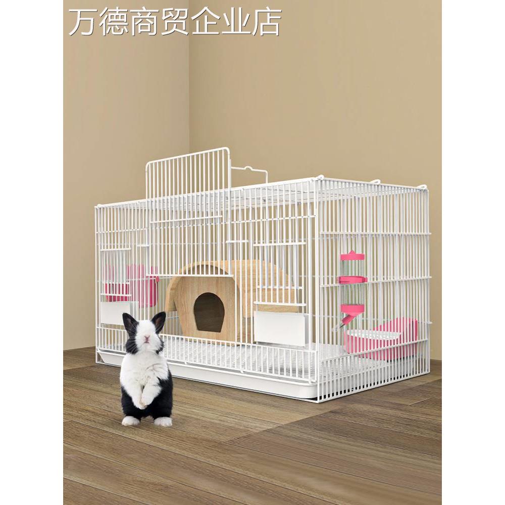 兔子笼子家用室内专用大号荷兰猪豚鼠自动清粪小兔笼养兔宠物兔窝