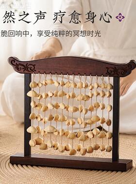 通用型家用器异客丽果壳风铃疗愈想间软装摆件乐意茶厅室冥道具装