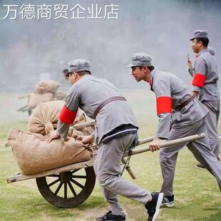 老式木制独轮车亲子活动独轮小推车演出道具农村农具团建手推车