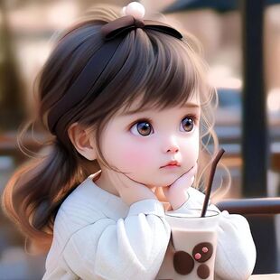 可爱萌娃宝宝墙贴画客厅房间门玻璃床头宝宝画大眼睛小孩宝宝贴纸