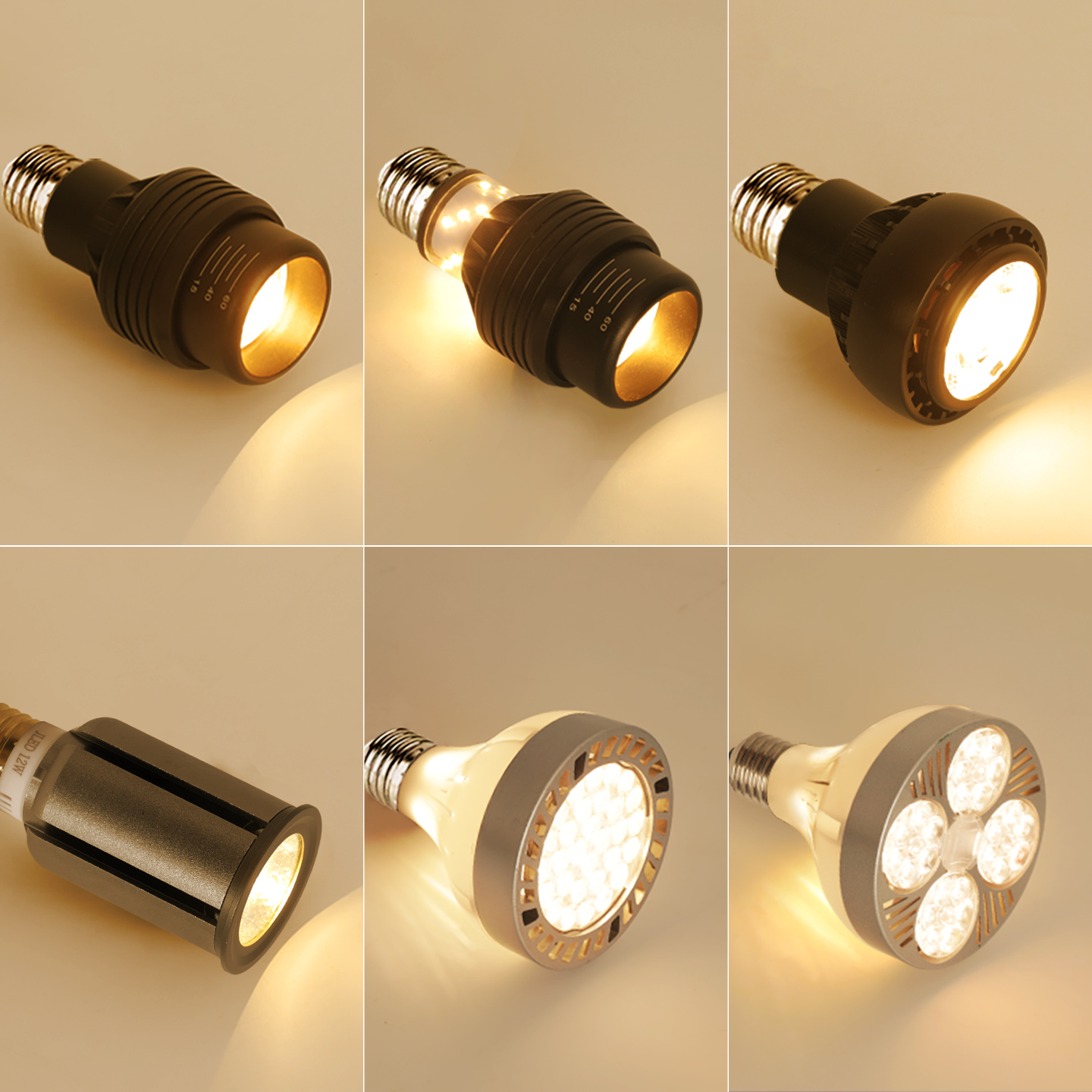 led聚光灯E27螺口灯泡节能防眩餐饮家用商用餐厅高显色超亮射灯泡