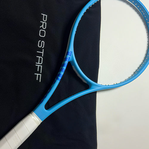 代购WILSON Shift 威尔胜定制拍霓虹蓝比赛训练碳纤维刻字网球拍