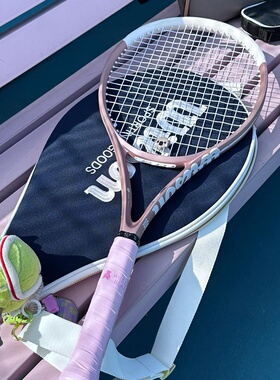 代购 Wilson Clash 100L V2 威尔胜玫瑰金粉色定制训练专业网球拍