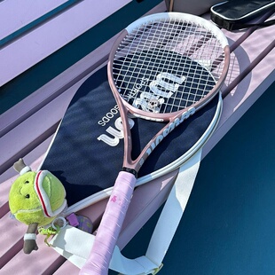 代购 Wilson Clash 100L V2 威尔胜玫瑰金粉色定制训练专业网球拍
