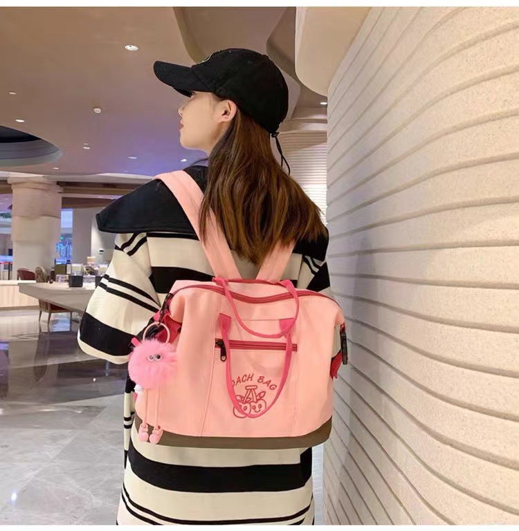 新款大容量包包一包3背女学生单肩斜挎包上课双肩包妈咪包游玩包