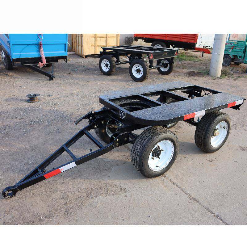 0.5吨骨架拖车箱变拖车发电机组拖车泵站拖车框架拖车