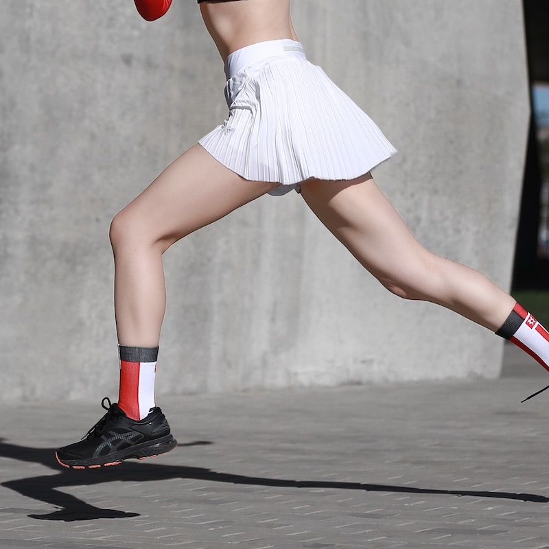 BODYWIT防走光跑步運動短裙網球