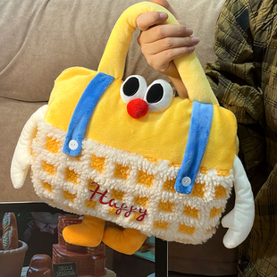 搞怪可爱热水袋宿舍暖床神器暖手宝2025新款 电热宝防爆手提电暖袋