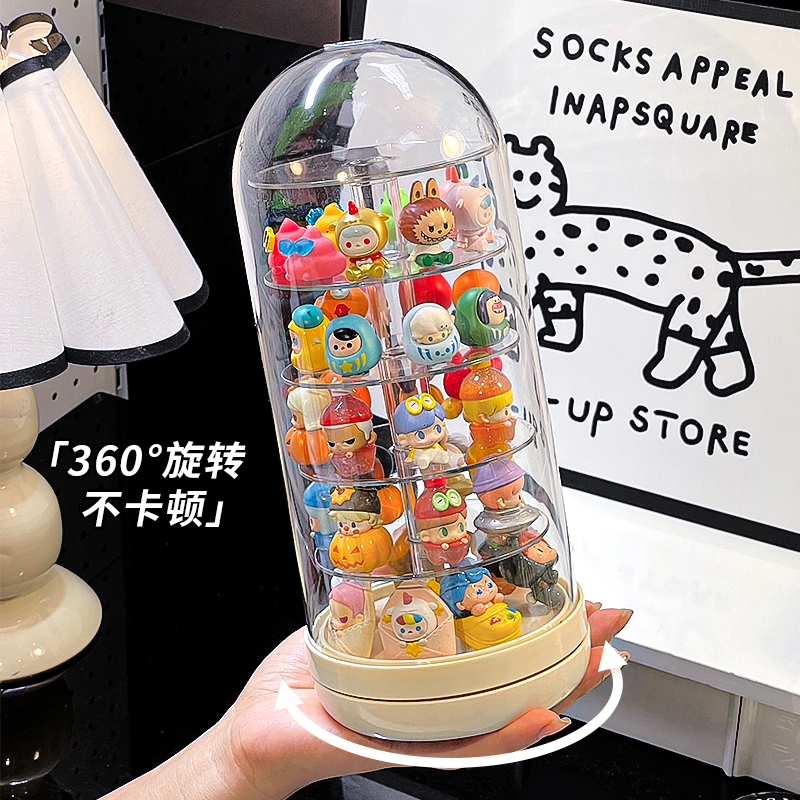 大宿小舍多层萌粒旋转展示架