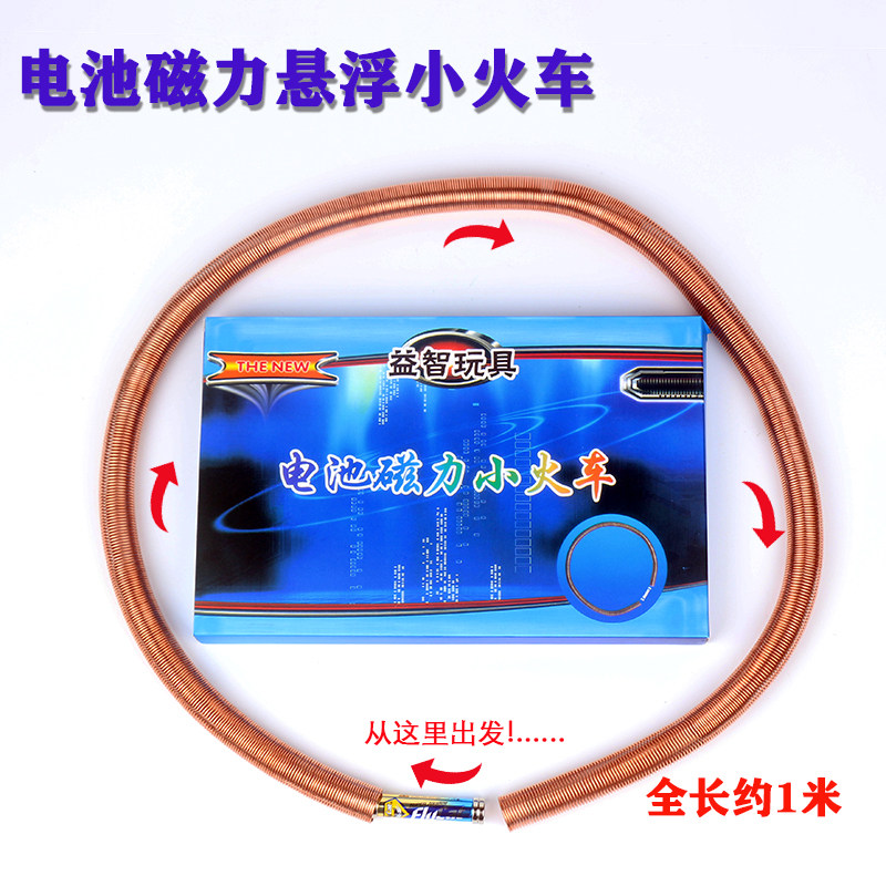 小学生电池电磁力磁悬浮小火车儿童科学发明小制作实验材料玩具