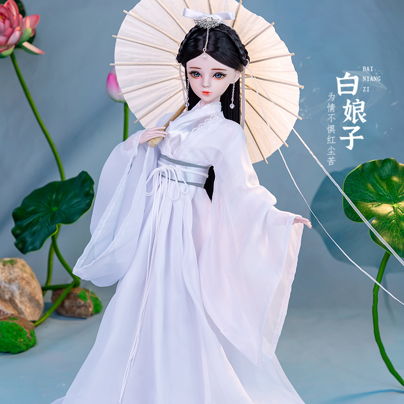 60厘米娃娃手绘精致妆