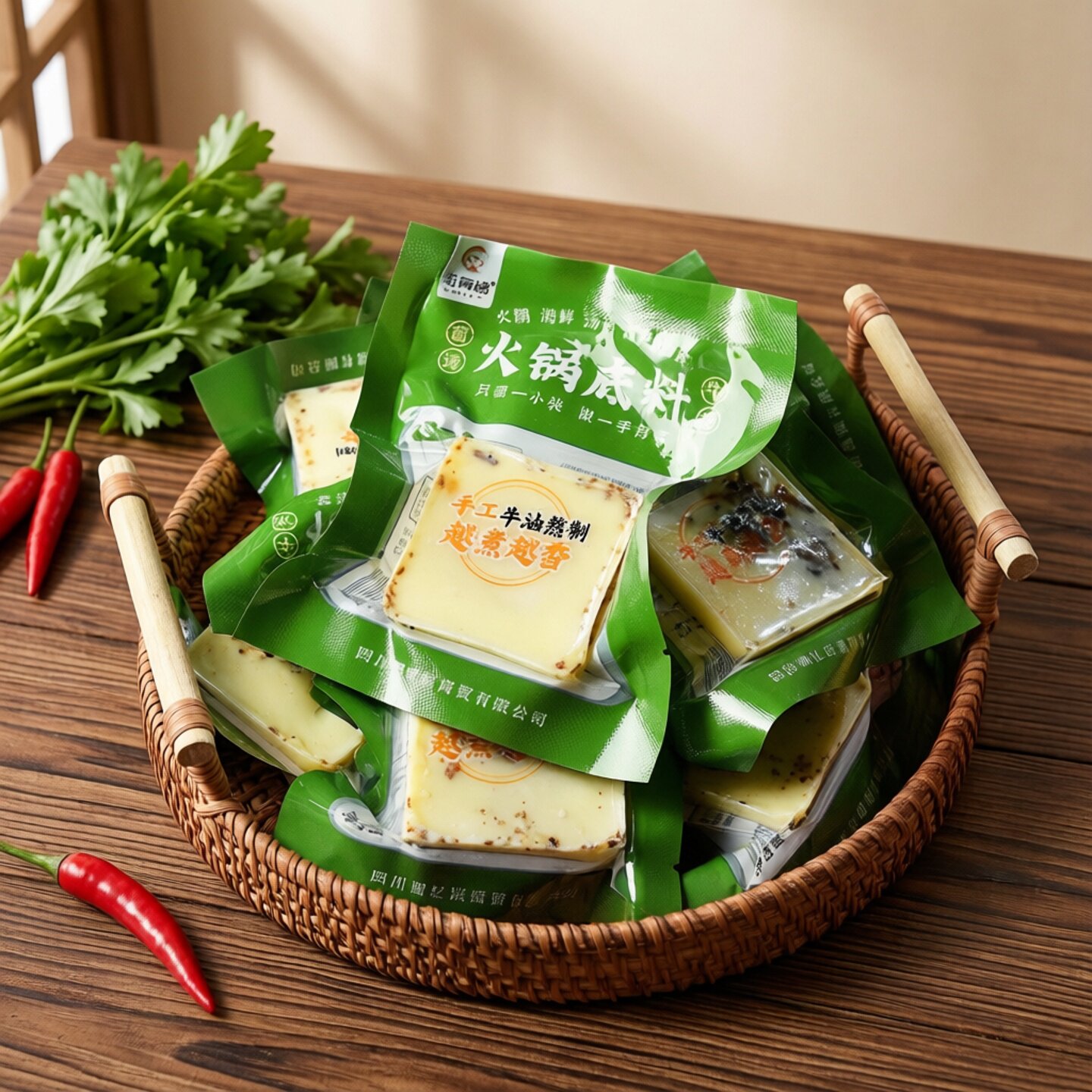菌汤火锅底料小包装一人份三鲜清汤菌菇不辣正宗重庆麻辣小块调料