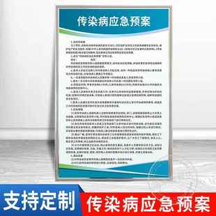 传染病应急预案门诊所卫生室诊室传染病管理报告流程图工作制度牌医院科室治疗处置输液三查八对药品管理上墙