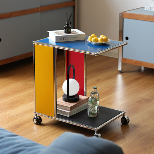 号角屋中古模块不锈钢移动小推车