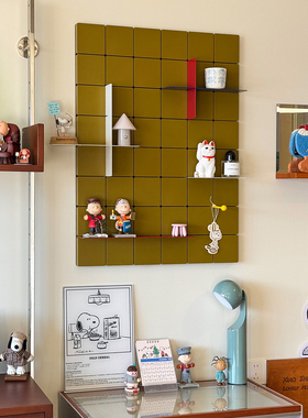 『号角屋 KUR!O置物架』设计师家用上墙洞洞板彩色墙面模块收纳架