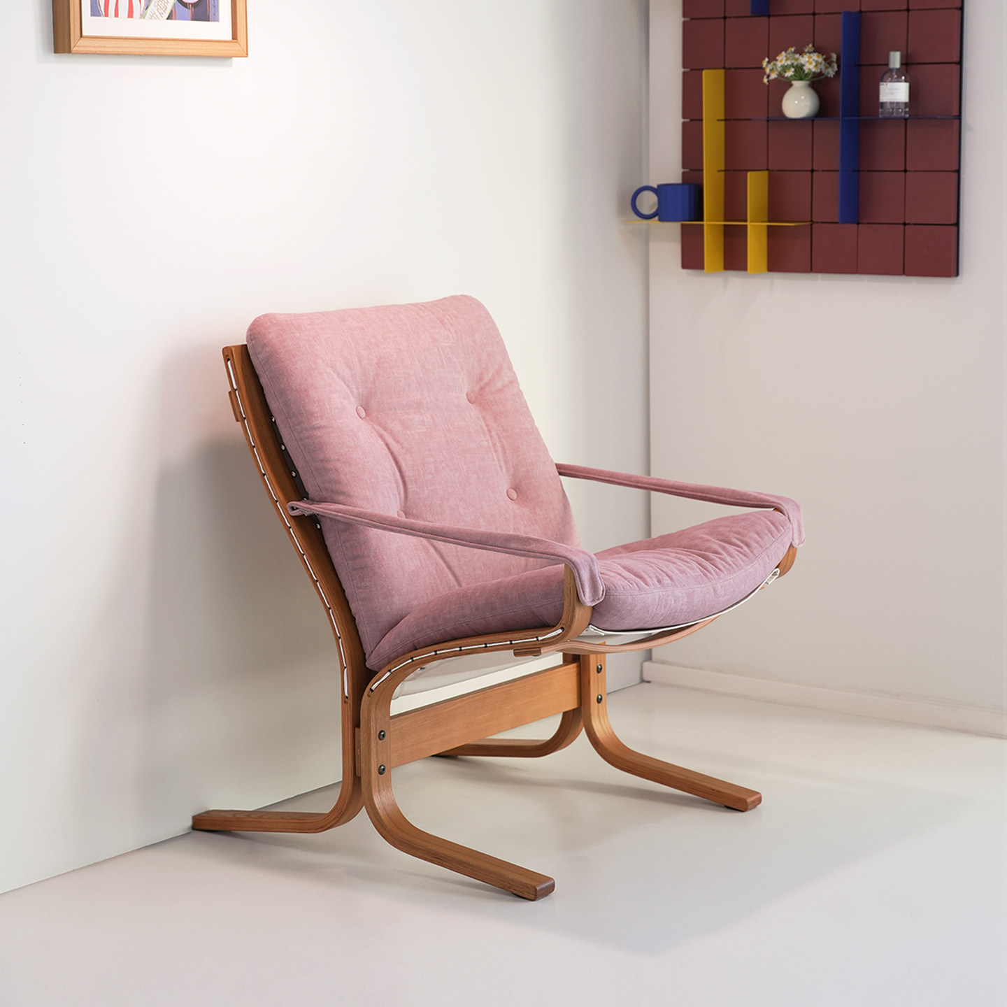 『号角屋 午睡椅』复古懒人沙发椅家用阳台躺椅客厅单人休闲椅