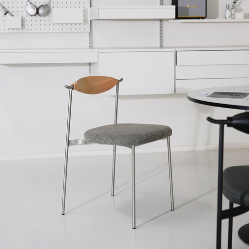 号角屋包豪斯设计师家用靠背餐椅