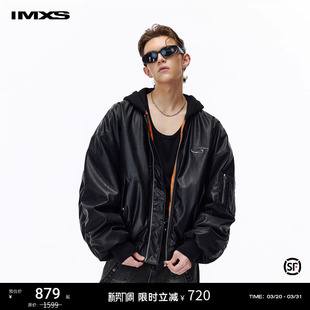 显瘦潮流 棒球服外套修身 IMXS羽绒飞行员夹克美式 复古宽松休闲工装