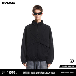 IMXS结构线条防风机能美式 休闲男运动夹克宽松外套春夏26年新款