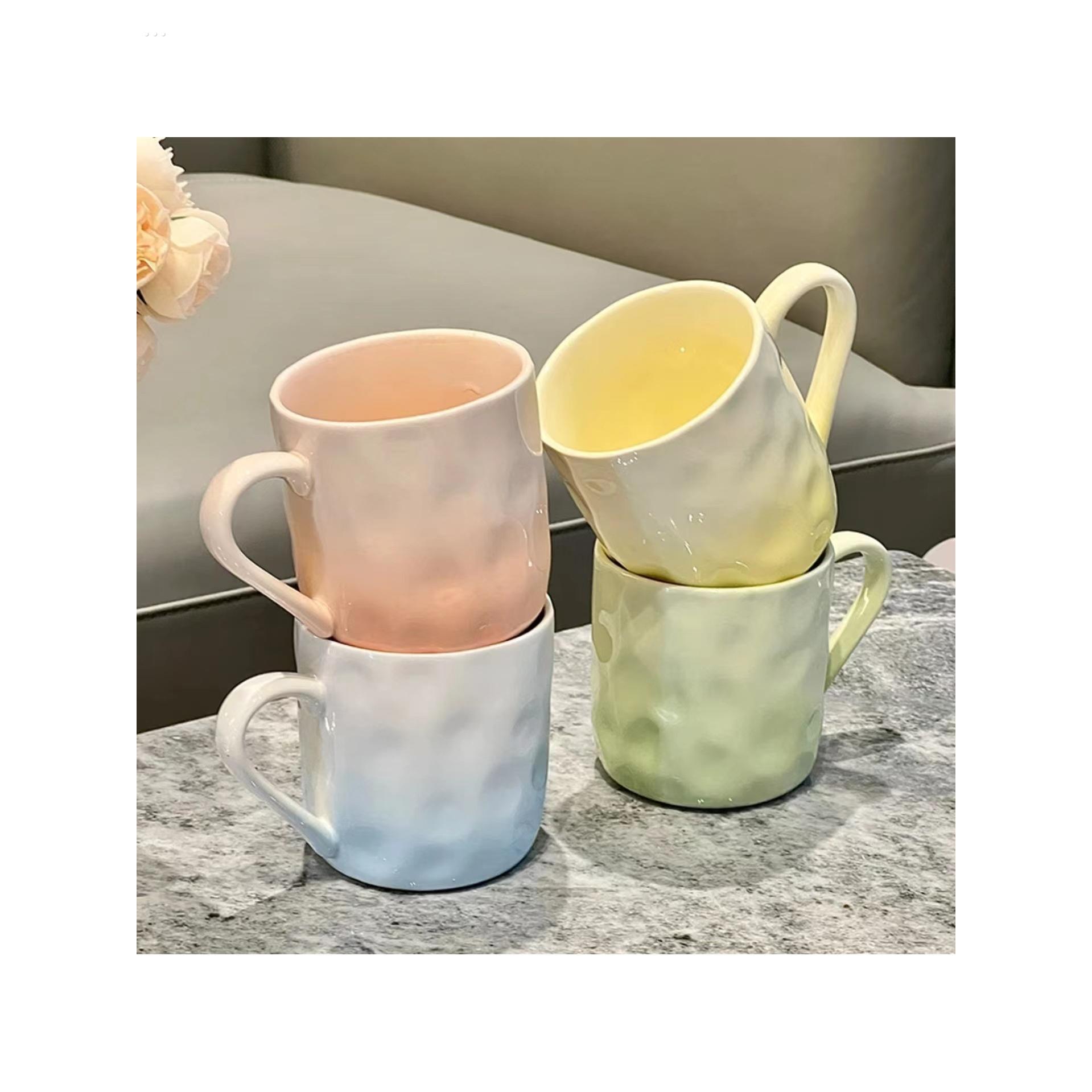 马克杯高颜值杯子家用女生喝水杯陶瓷情侣咖啡杯小众设计感伴手礼