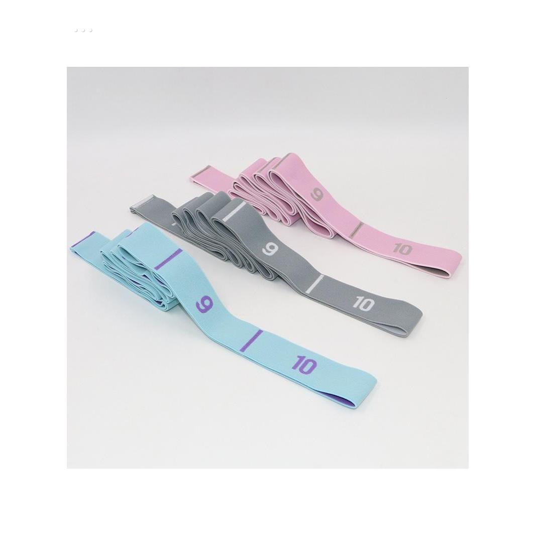 数字弹力带美背拉筋塑形阻力带练背多功能松紧带伸展辅助带拉伸