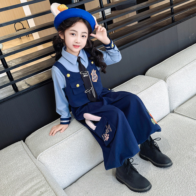 朱迪兔子警官女童春装套装