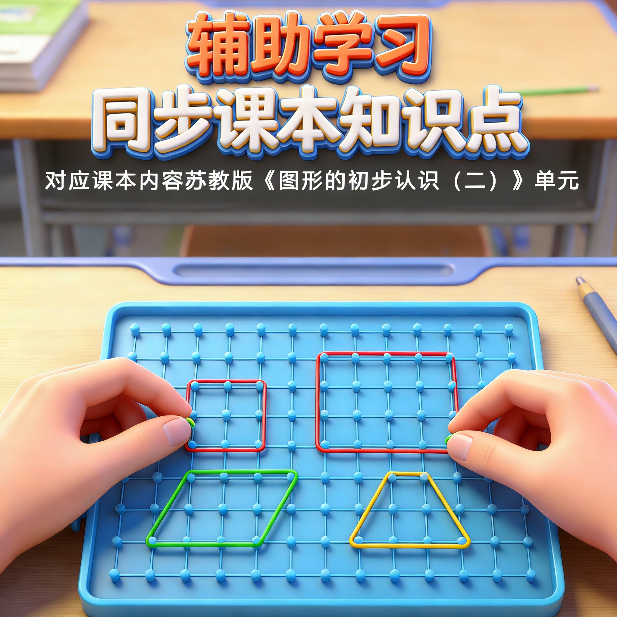 数学钉子板一年级小学生几何图形认知教具七巧板几何片组合套装课堂数学启蒙学习用品辅助学习数学教具套装,文具电教/文化用品/商务用品,教学标本/模型,淘宝优惠券,粉丝福利购,淘宝优惠卷