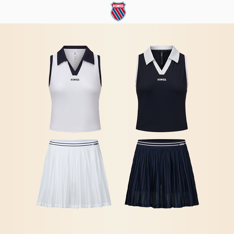 KSWISS盖世威女裙夏季运动时尚百搭短裙背心连衣速干运动无袖上衣,运动/瑜伽/健身/球迷用品,网球上装,淘宝优惠券,粉丝福利购,淘宝优惠卷