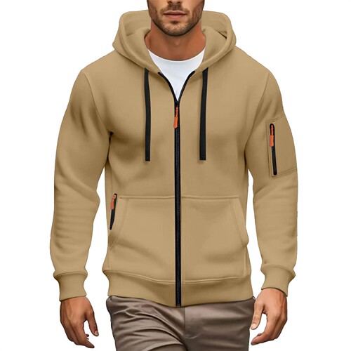  newand winter men's hoodie hooded zipper cardigan men's