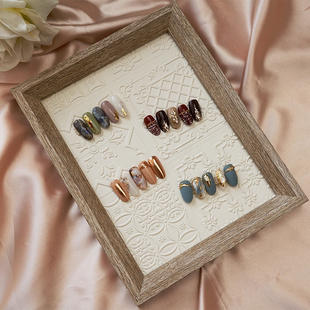 样板册相框甲片色板 式 日本品牌LORRIE GEL美甲色板展示板甲油胶款