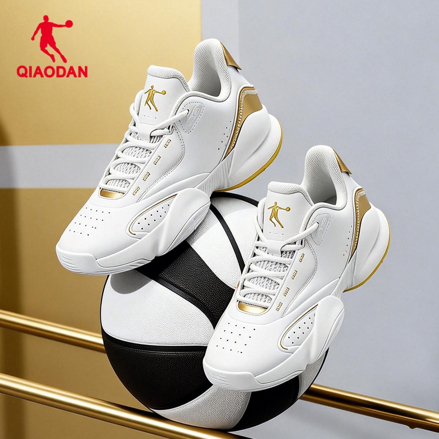 乔丹篮球鞋男2026革面实战训练球鞋耐磨防滑回弹减震运动鞋男鞋子