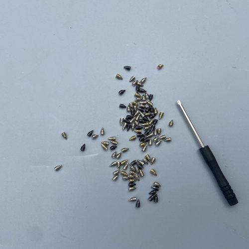 适用于沙驰皮带扣头夹掐子手工维修七匹狼配件沉头混装螺丝钉