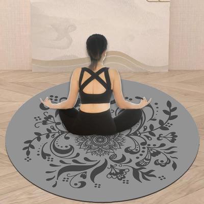 现代中式蒲团禅修垫加厚冥想垫拜佛垫子圆形朝拜垫禅修垫打坐垫