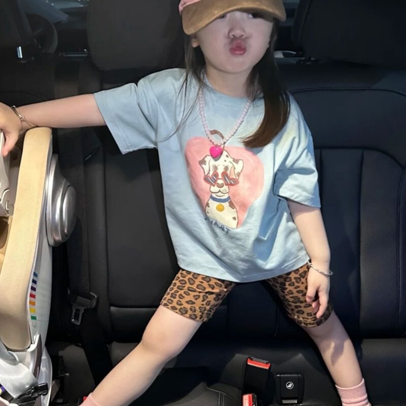 韩版女宝宝夏日薄款短袖T恤