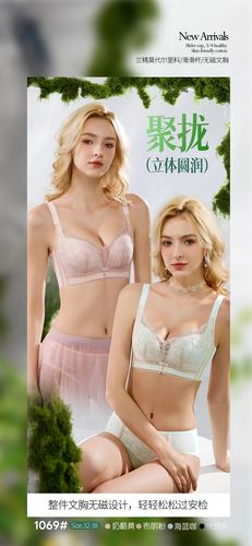 黛仙宜新款1069中薄B杯聚拢侧收女无钢圈无侧骨无磁轻柔内衣胸罩