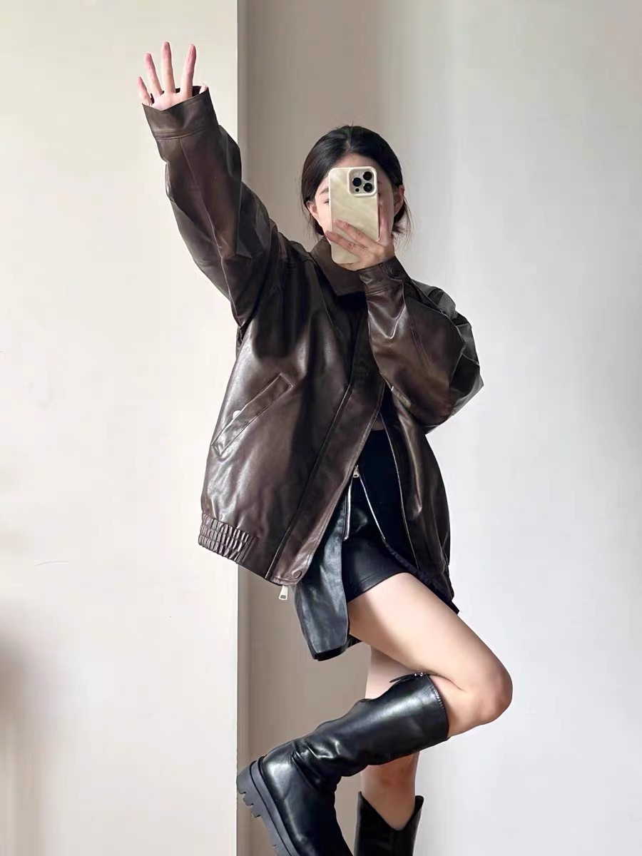 POLO领春秋季宽松夹克外套