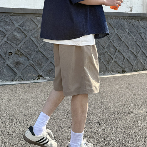 卡其色休闲短裤男夏季新款